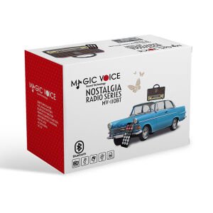 MagicVoice MV-110BT USB-SD-FM-Bluetooth Destekli Nostaljik Radyo