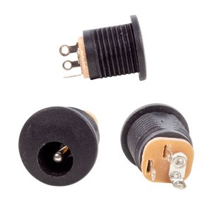 Adaptör Fişi Şase Yuvarlak Somunlu 5.5x2.5mm