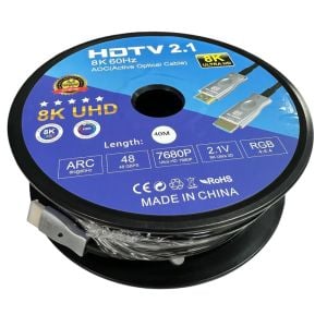 Fully 40metre 8K 60Hz AOC Fiber Optik HDMI Kablo 2.1v 7680x4320