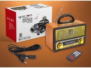 MagicVoice MV-112BT USB-SD-FM-Bluetooth Destekli Nostaljik Radyo