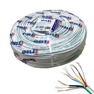 Onli DT8 Alarm Diafon Kablosu 0.22mm 8Canlı 250Metre