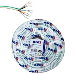 Onli DT8 Alarm Diafon Kablosu 0.22mm 8Canlı 250Metre
