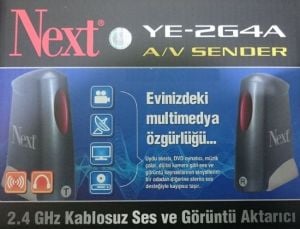 NEXT AV Sender 2,4GHz Kablosuz Ses ve Görüntü Aktarıcı