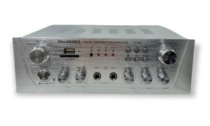 FullSound FS-402 2x40Watt Trafosuz Stereo Amfi USB-SD Destekli