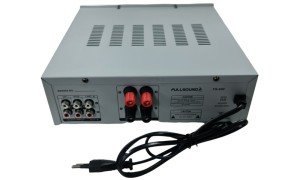 FullSound FS-402 2x40Watt Trafosuz Stereo Amfi USB-SD Destekli