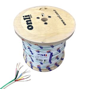 Onli DT8 Alarm Diafon Kablosu 0.22mm 8Canlı 500Metre
