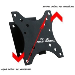 Powermaster 19-27'' Sabit LCD-LED TV Askı Aparatı