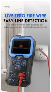 FNIRSI DMT-99 Yüksek Hassasiyetli Çok Fonksiyonlu Akıllı Dijital Multimetre