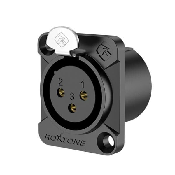 Roxtone RX-J900 XLR Canon Dişi Şase Jak - Siyah