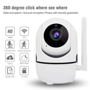 WellCam Pantilt Hareketli IP Wifi Kamera 2mp Full HD 1080P