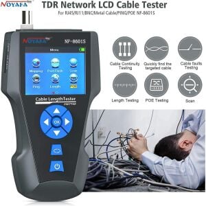 Noyafa NF 8601S Çok Fonksiyonlu Network Kablo Test Cihazı