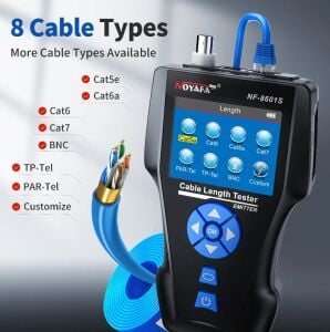 Noyafa NF 8601S Çok Fonksiyonlu Network Kablo Test Cihazı