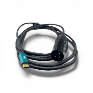 Pawer XLR Canon Erkek to Type-C Kablo 5Metre