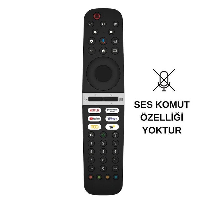 Arçelik Android LED TV Kumanda TOD Tuşlu - Ses Komutsuz