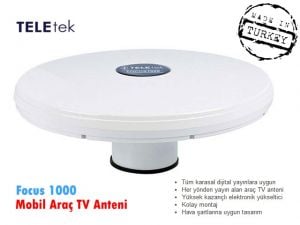 FOCUS 1000 Karasal Mobil Araç TV Anteni