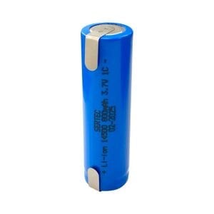 Sertec 14500 3.7Volt 800mAh Li-ion Şarjlı Kalem Pil - Puntolu