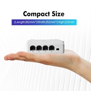 Novacom NVC-AT13F-A 10/100Mbps 1/3 POE Extender 100mt 30W İç Ortam