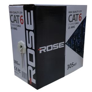 ROSE 305Mt 23AWG UTP CAT6 Network Kablosu Gri