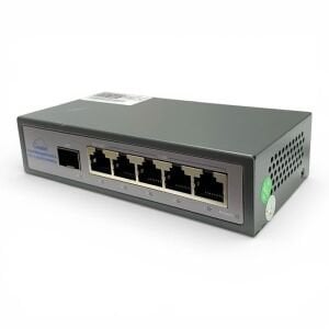 Novacom NVC-HIS215G1S 5 Port + 1 SFP Gigabit Plastik Kasa Ethernet Switch