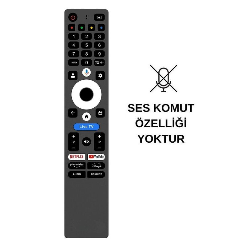 Profilo Android LED TV Kumandası - Ses Komutsuz
