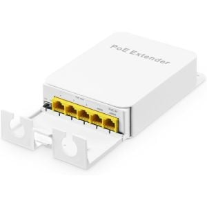 Novacom NVC-EBT14GW-A 10/100/1000Mbps 1/4 Dış Ortam Gigabit POE Repeater
