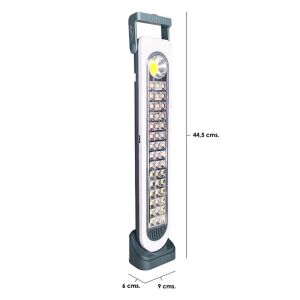 Powermaster HEL-6855T Solarlı Ve Şarjlı Işıldak 45 Ledli 45W