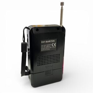 Roxy Rxy-Bariton Cep Tipi Mini Pilli Analog Radyo - Siyah