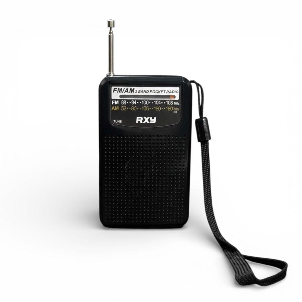 Roxy Rxy-Bariton Cep Tipi Mini Pilli Analog Radyo - Siyah