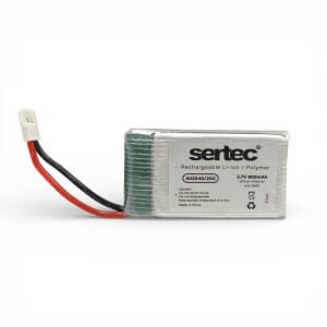 Sertec 902540 3.7V 800mAh 25C Li-Polymer Pil Soketli (1S Devreli)