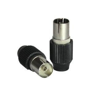 Anten Fişi Dişi Siyah 60ohm