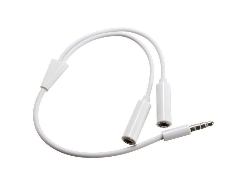 Electroon 1x2 Aux Çoklayıcı 3.5mm - 2x3.5mm dişi Adaptör
