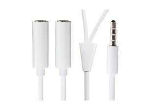 Electroon 1x2 Aux Çoklayıcı 3.5mm - 2x3.5mm dişi Adaptör