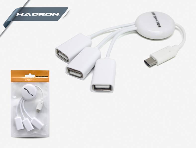 Hadron HD148 TYPE-C USB Hub 3 Port Çoklayıcı