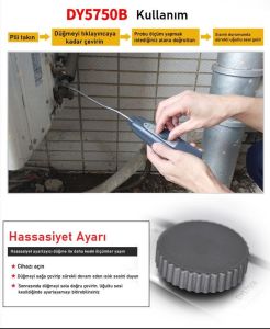 DUOYI DY5750B Soğutucu - Buzdolabı - Havalandırma Gaz Kaçak Dedektörü