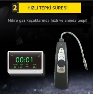 DUOYI DY5750B Soğutucu - Buzdolabı - Havalandırma Gaz Kaçak Dedektörü