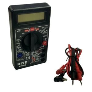 HIYE DT-830D Dijital Multimetre Ölçü Aleti - Siyah Kasa
