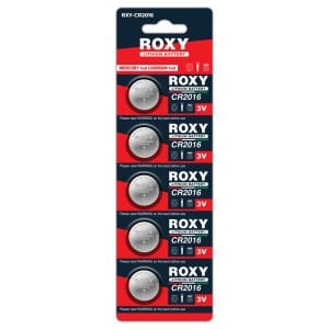 Roxy CR2016 3V Lityum Düğme Pil 5li Paket