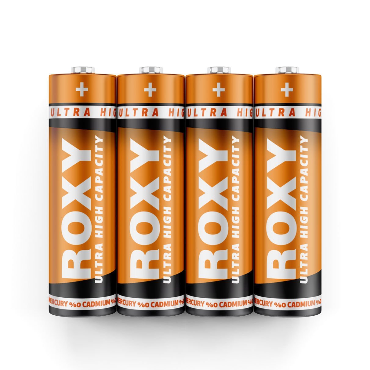 Roxy AA Metal Kılıflı Çinko Karbon Pil 4lü