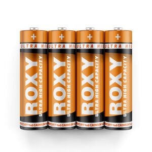 Roxy AA Metal Kılıflı Çinko Karbon Pil 4lü