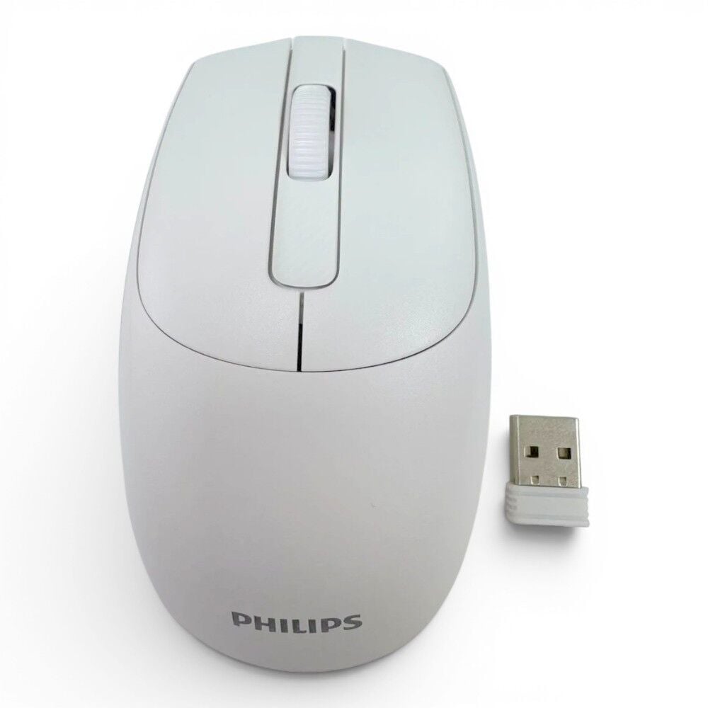 Philips SPK7398W/38  Kablosuz Sessiz Optik Mouse Beyaz 1600DPI