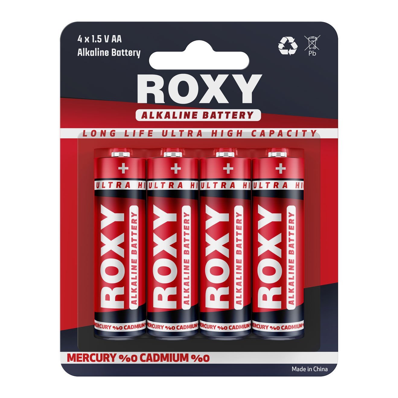 Roxy AA 1.5V Alkalin Pil 4lü