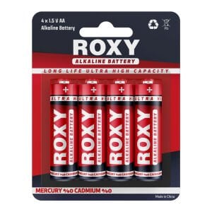 Roxy AA 1.5V Alkalin Pil 4lü