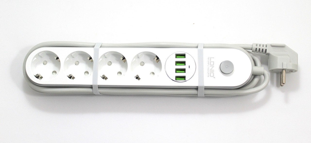 LDNIO SE4432 Grup Priz 4Lü - 3.4A 4x USB Çıkışlı 2Metre