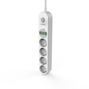 LDNIO SE4432 Grup Priz 4Lü - 3.4A 4x USB Çıkışlı 2Metre