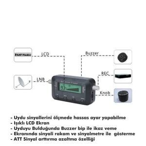 Divisat DSF-100 Dijital Finder Uydu Bulucu