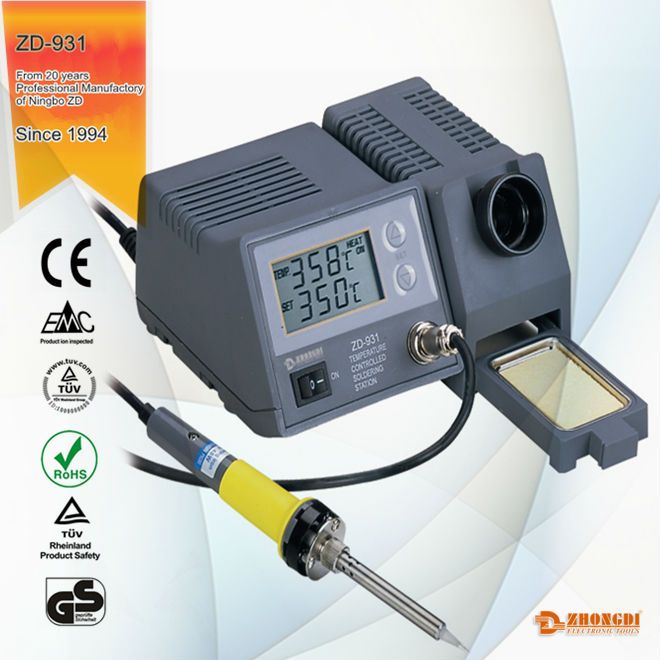 TT-TECHNIC ZD-931 Dijital Isı Ayarlı Havya Seti
