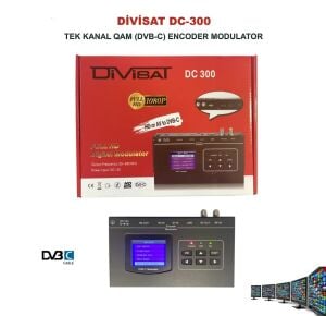 Divisat DC-300 Tek Kanal QAM Dvb-C Encoder Modülatör