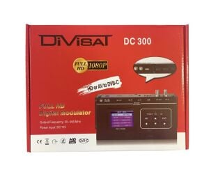 Divisat DC-300 Tek Kanal QAM Dvb-C Encoder Modülatör