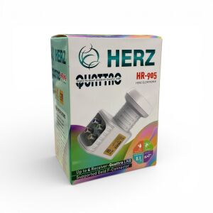 HERZ Universal Quattro Santral LNB 0.1db Full HD 4K