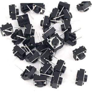 electroon 6x6mm Buton 2pinli Uzun Bacaklı